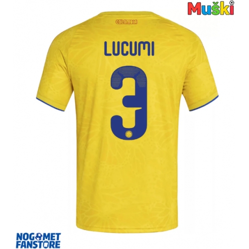 Kolumbija Jhon Lucumi #3 Domaci Dres SP 2026 Kratak Rukav